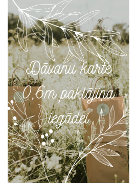 Dāvanu karte (0.6 m) + piegāde