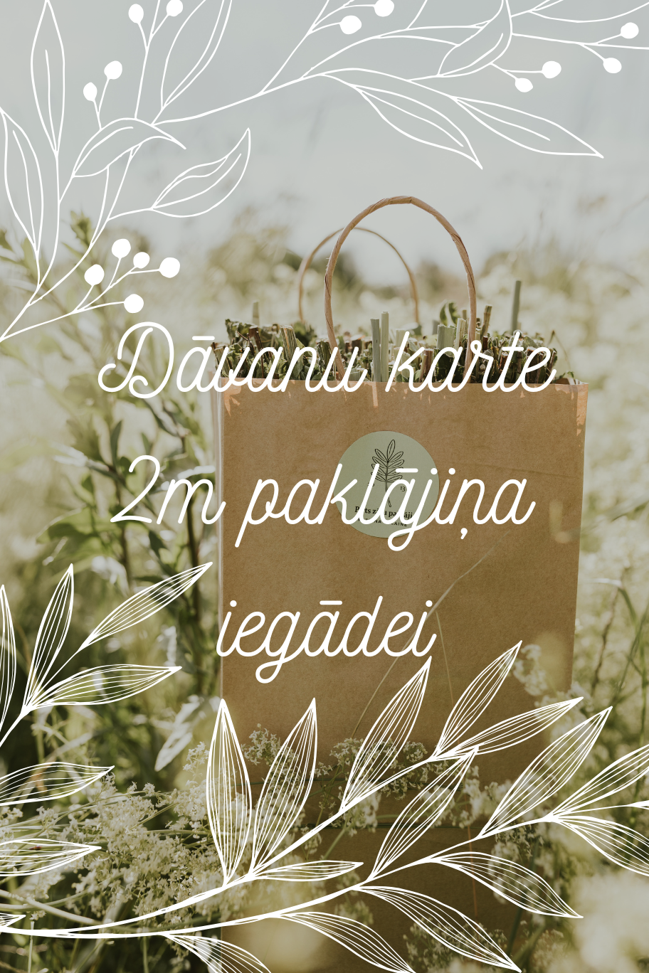 Dāvanu karte (2.0 m) + piegāde